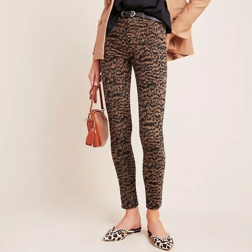Anthropologie AG The Farrah High-Rise Corduroy Skinny Jeans 29R